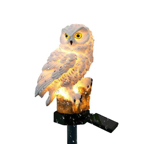 Solar Owl Lawn Lamp